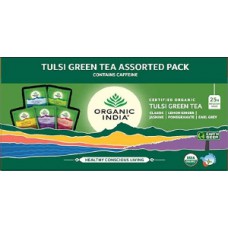 ORGANIC INDIA TULSI GREEN TEA ASSORTED PACK