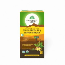 ORGANIC INDIA TULSI GREEN TEA HONEY LEMON 
