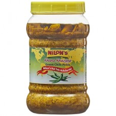 NILONS GREEN CHILLI PICKLE 900 GM
