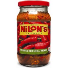 NILONS STUFFED RED CHILLI PICKLE 400 GM