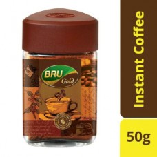 BRU INSTANT COFFEE 50 GM JAR