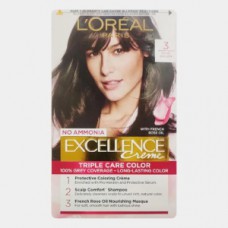 LOREAL  EXCELLENCE 3 DARK BROWN 72ML+100GM