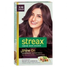 STREAX INSTA HAIR COLOUR BURGUNDY 3.16 (50GM+50ML)