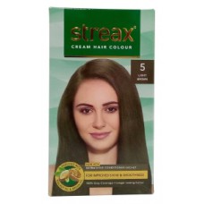 STREAX INSTA HAIR COLOUR LIGHT BROWN 5 (50GM+50ML)