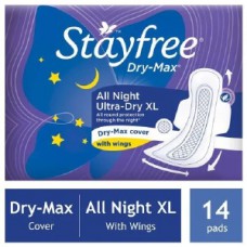 STAYFREE SECURE ALL NIGHT XL 14 PADS