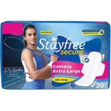 STAYFREE SECURE XL WINGS 20 PADS